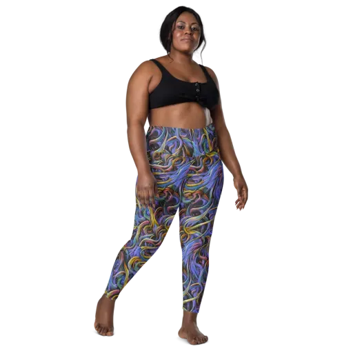 Tanning Twirl on a Leggings with Pockets