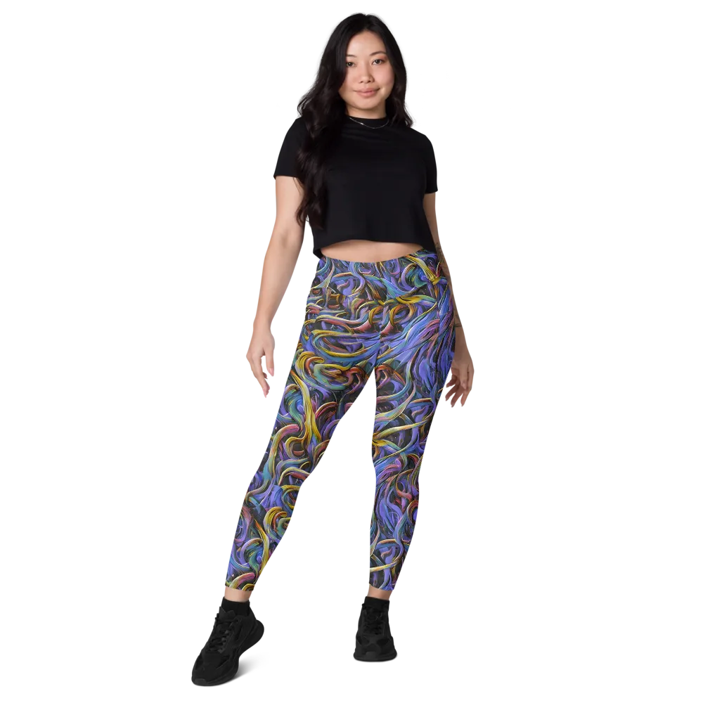 Tanning Twirl on Leggings with Pockets — Front