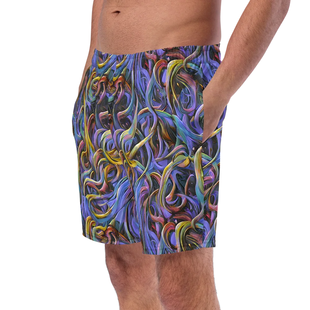 Tanning Twirl on Swim Trunks — Left Front