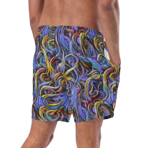 Tanning Twirl on a Swim Trunks