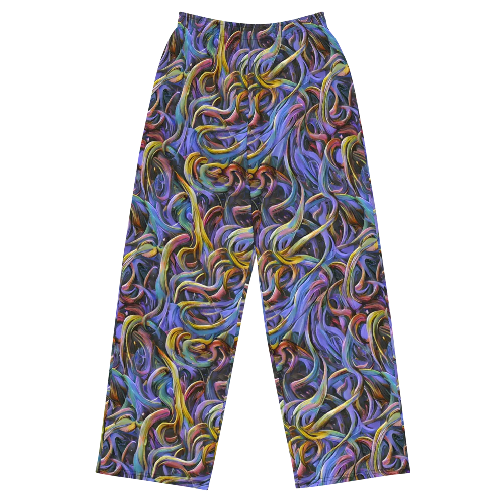 Tanning Twirl on Wide-Leg Pants — Front