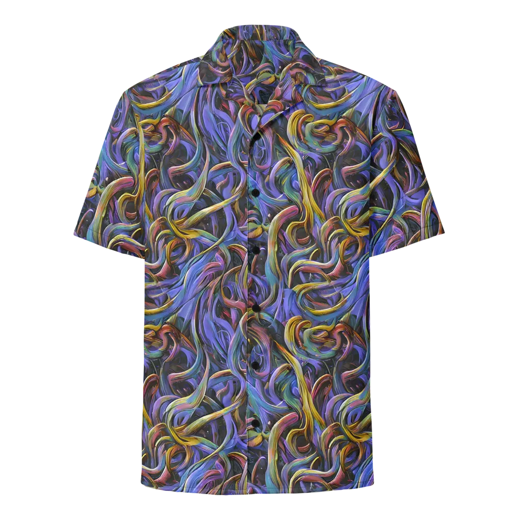 Tanning Twirl on Button Shirt — Front