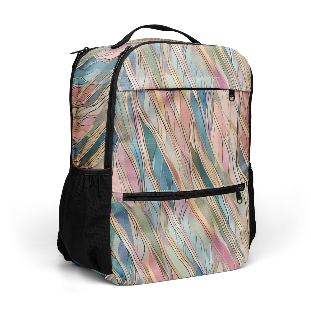 Ribbon Tide on Utility Backpack — Right Front