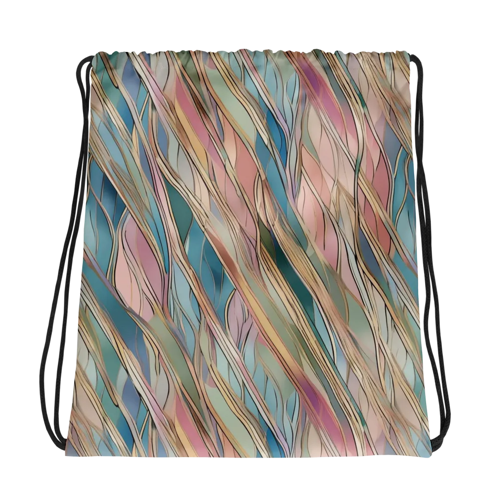 Ribbon Tide on Drawstring Bag — Photo