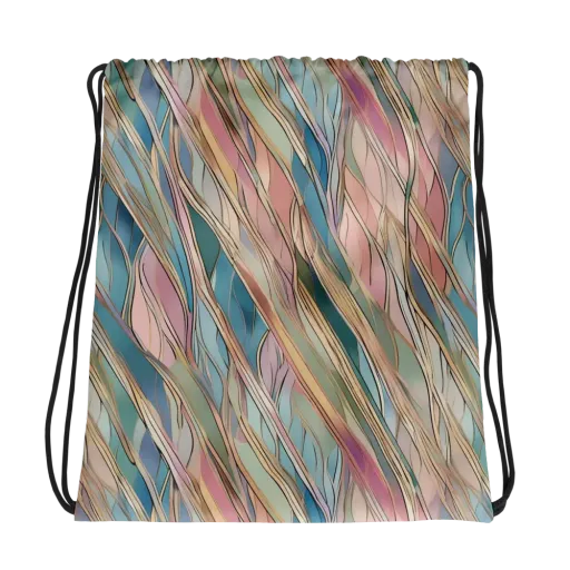 Ribbon Tide on a Drawstring Bag