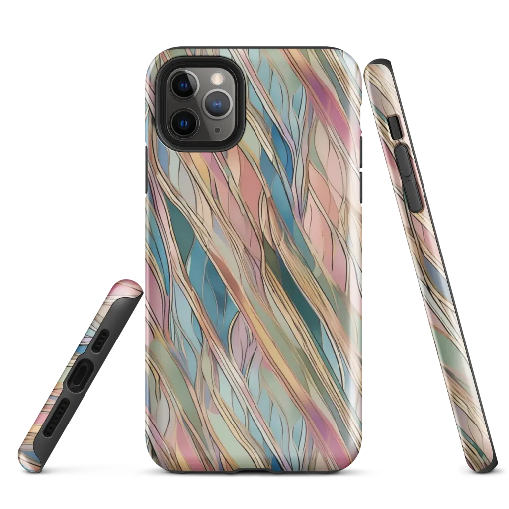 Ribbon Tide on Tough Case for iPhone® — Front