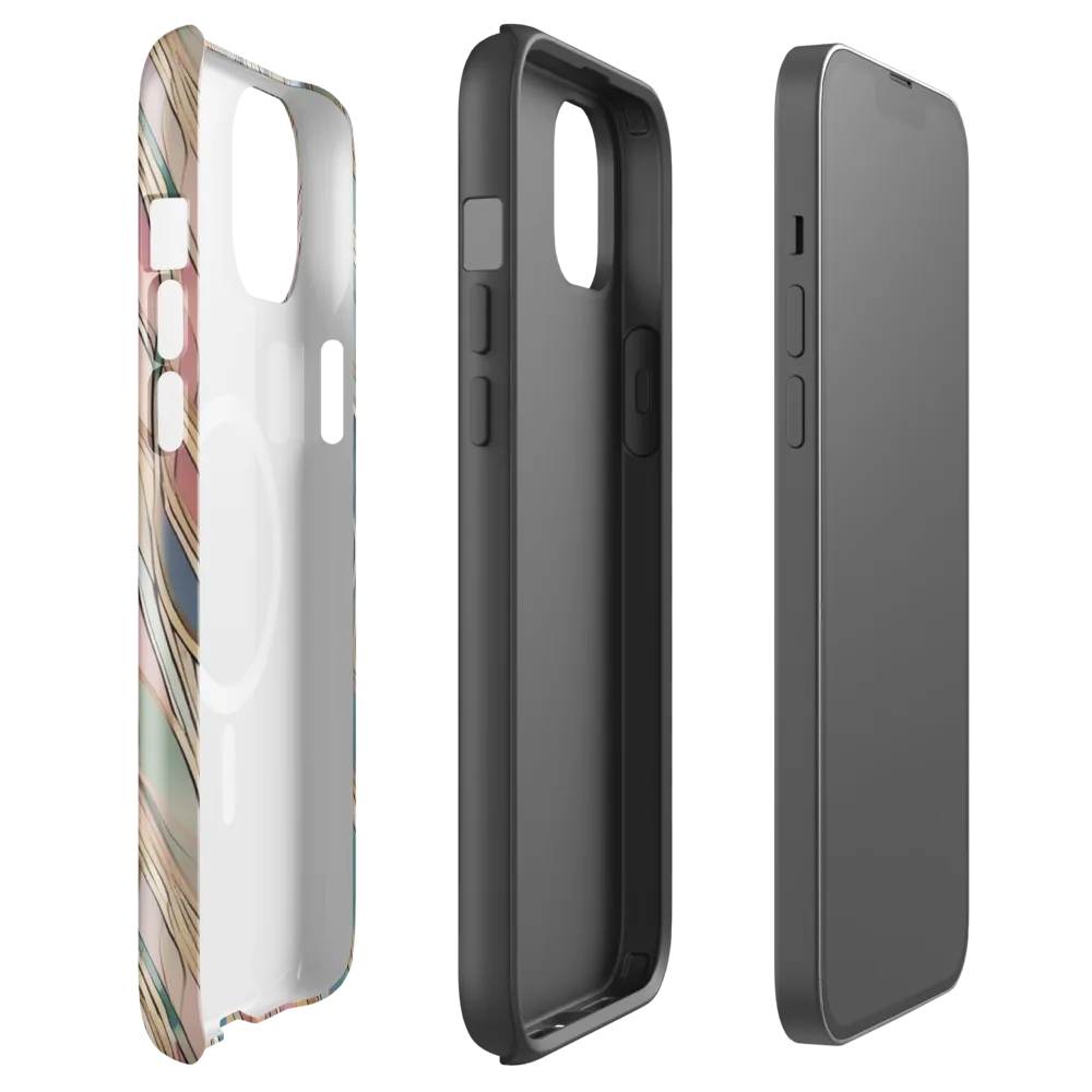 Ribbon Tide on MagSafe Tough Case for iPhone® — Front