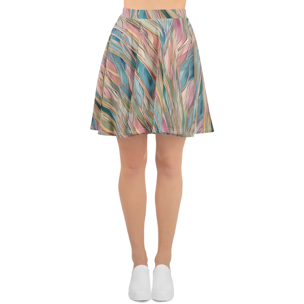 Ribbon Tide on Skater Skirt — Front