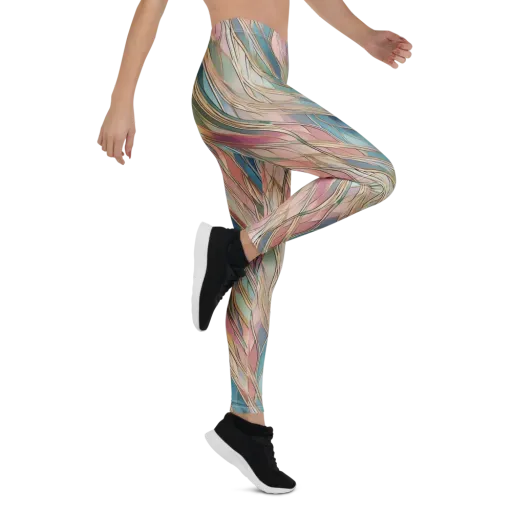 Ribbon Tide on a Leggings