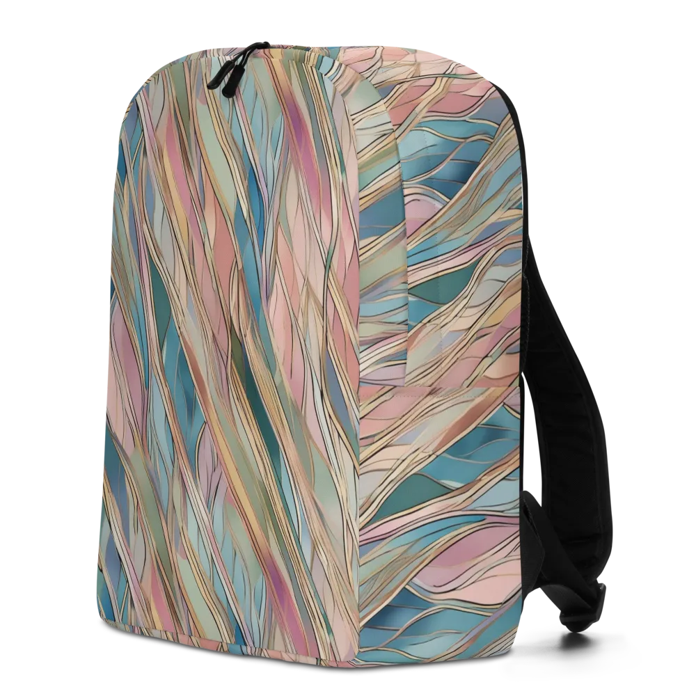Ribbon Tide on Minimalist Backpack — Left