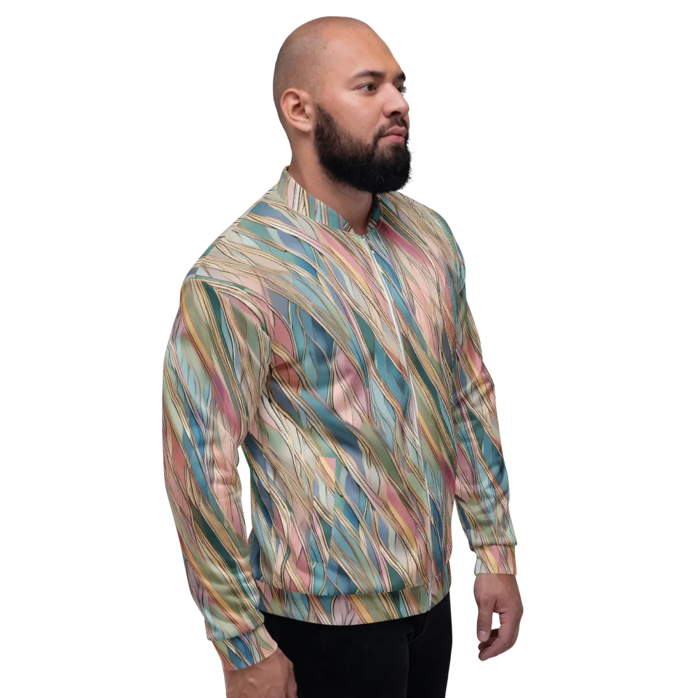 Ribbon Tide on Bomber Jacket — Right