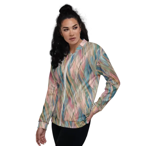 Ribbon Tide on a Bomber Jacket