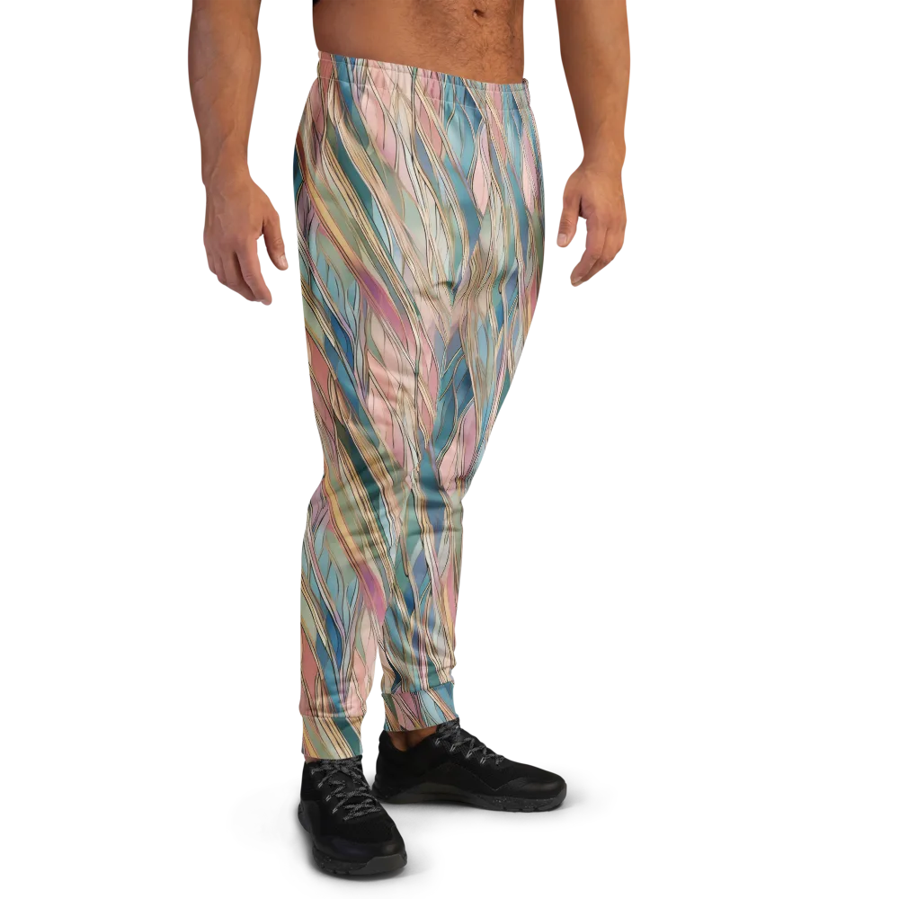 Ribbon Tide on Men's Joggers — Right