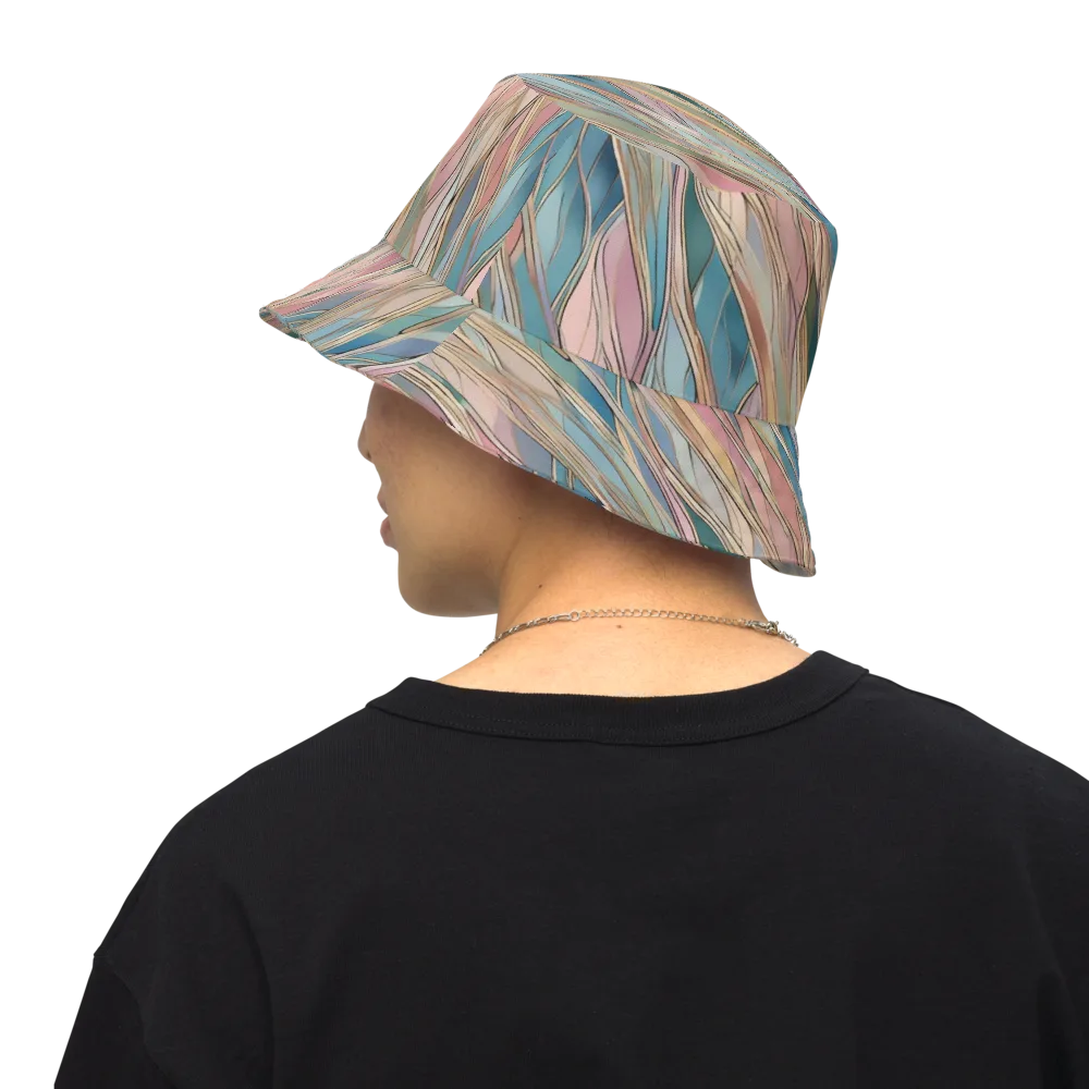 Ribbon Tide on Reversible Bucket Hat — Back Inside