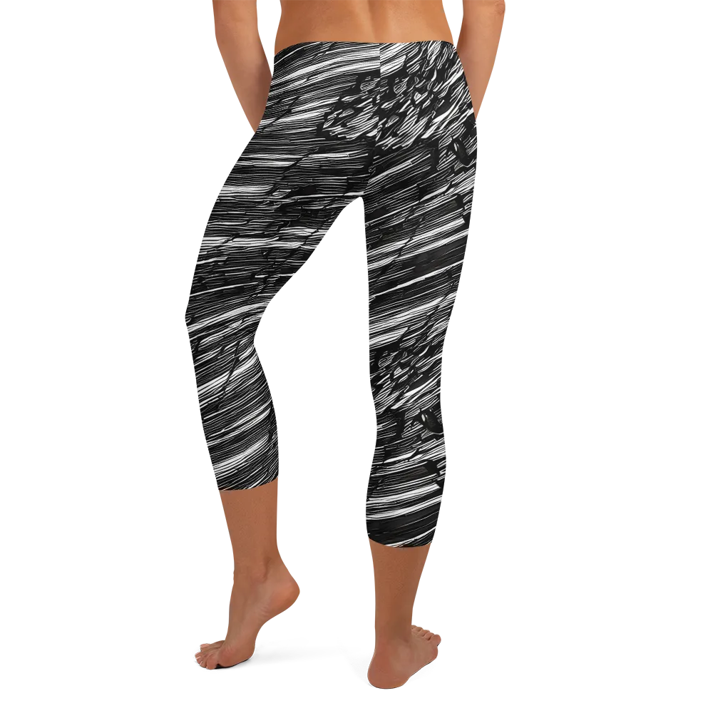 Ward's Whirlwind on Capri Leggings — Back