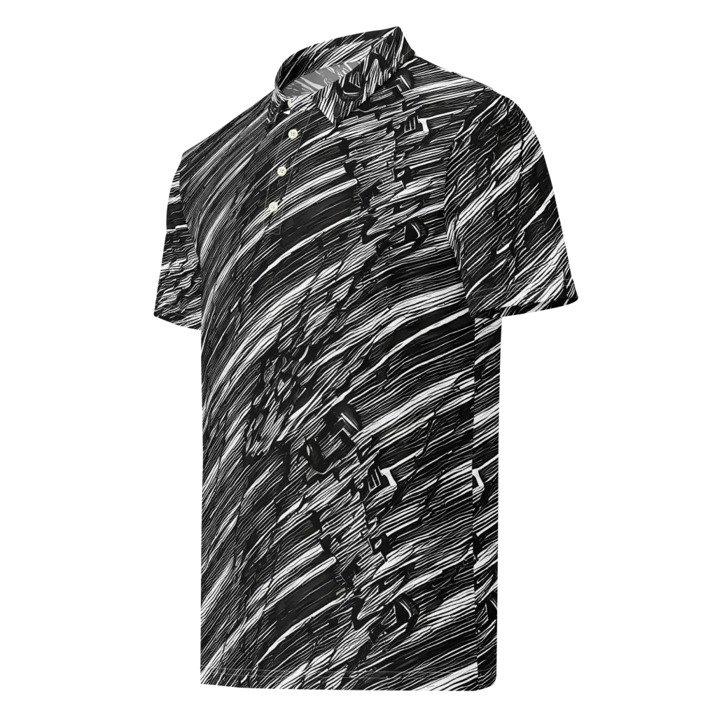 Ward's Whirlwind on Men's Slim Fit Polo Shirt — Left Front