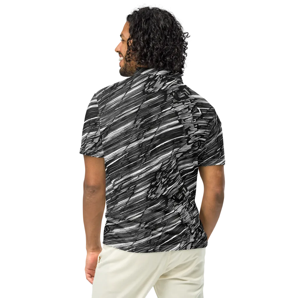 Ward's Whirlwind on Men's Slim Fit Polo Shirt — Back