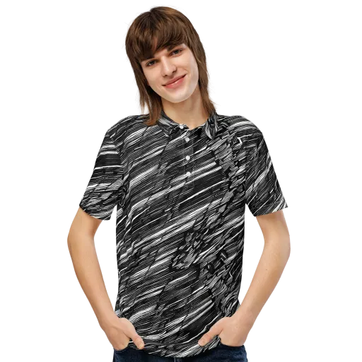 Ward's Whirlwind on a Men's Slim Fit Polo Shirt