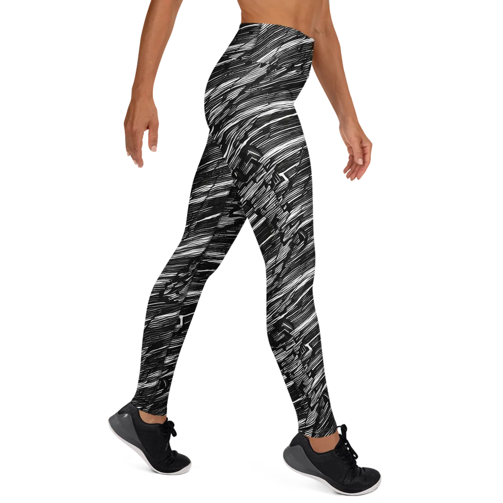 Ward's Whirlwind on Yoga Leggings — Right