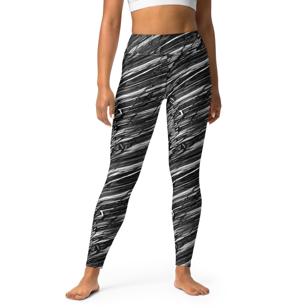 Ward's Whirlwind on Yoga Leggings — Front