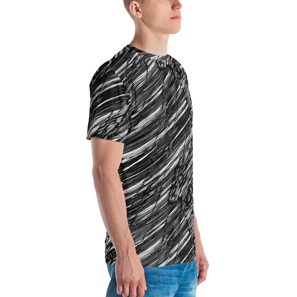 Ward's Whirlwind on Men's Crew Neck T-Shirt — Right