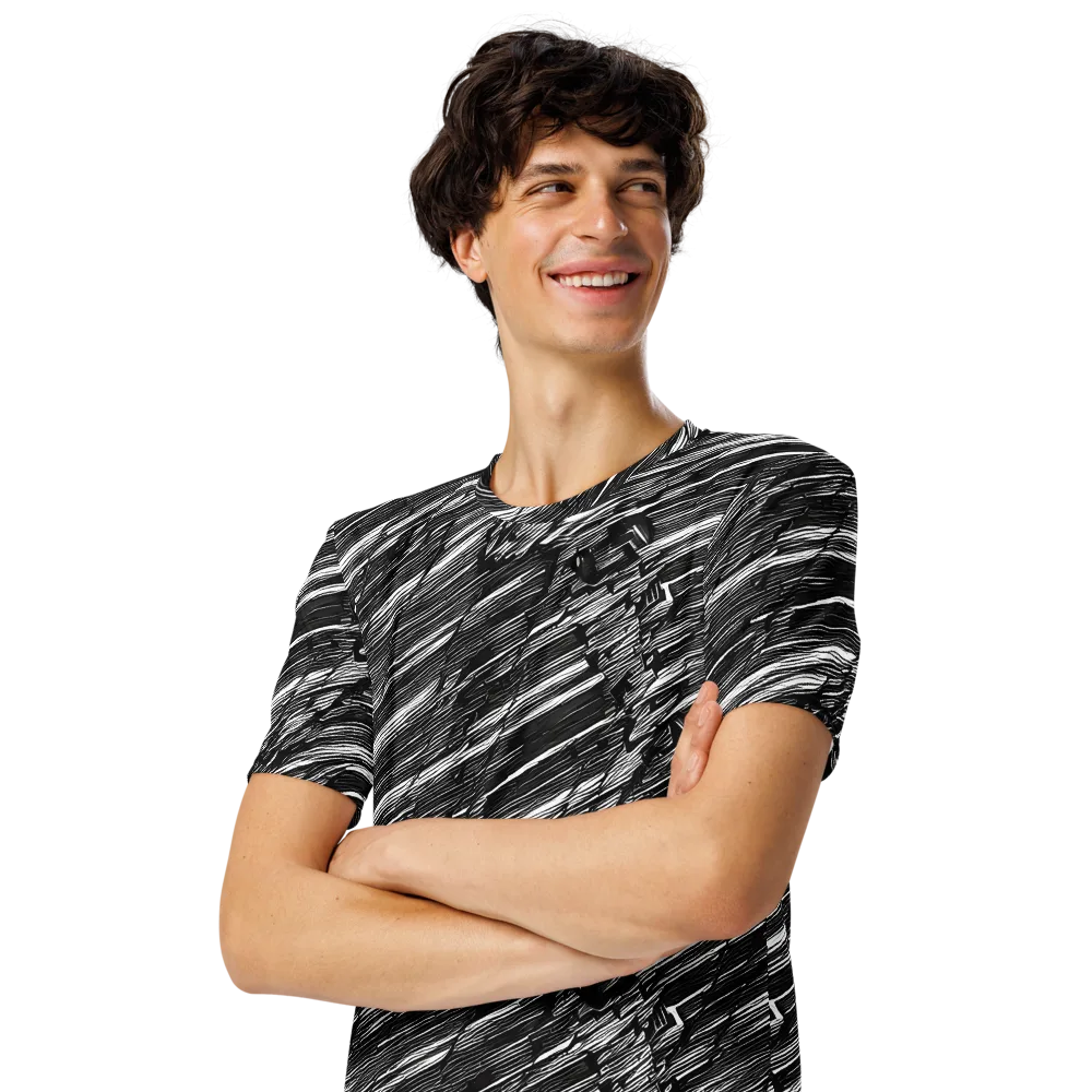 Ward's Whirlwind on Men's Crew Neck T-Shirt — Left Front