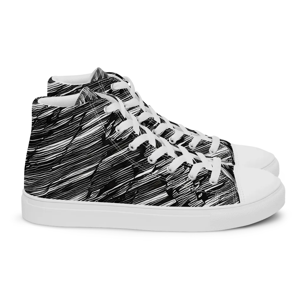 Ward's Whirlwind on Women's High Top Canvas Shoes — Right