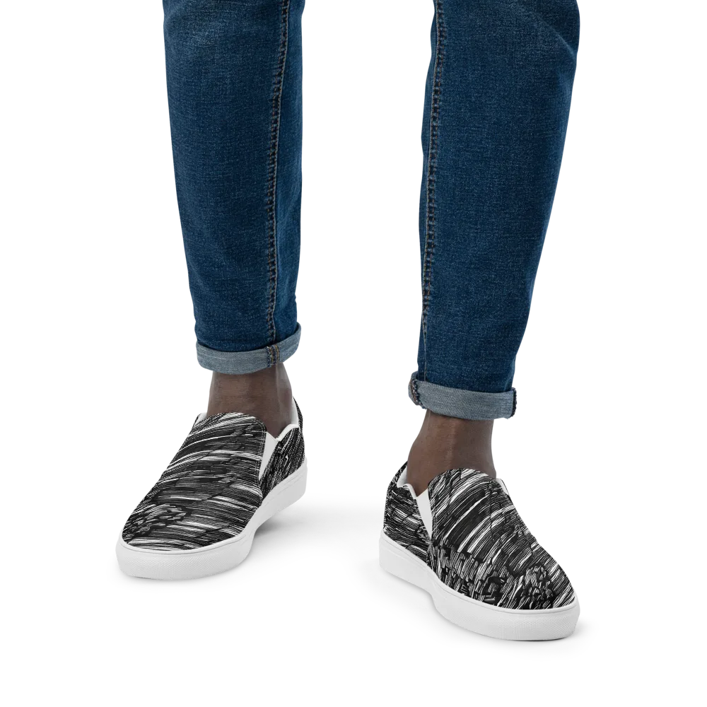 Ward's Whirlwind on Men's Slip-On Canvas Shoes — Front