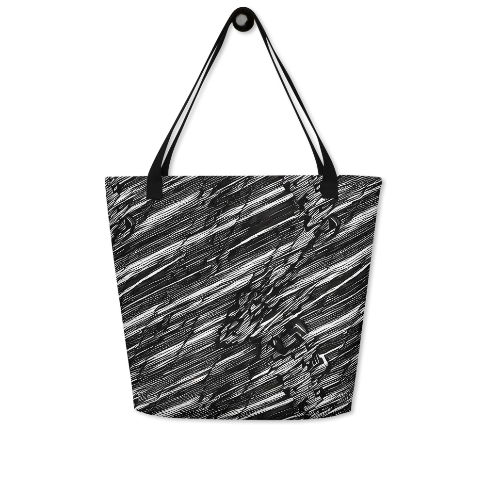 Ward's Whirlwind on Large Tote Bag W/ Pocket — Front