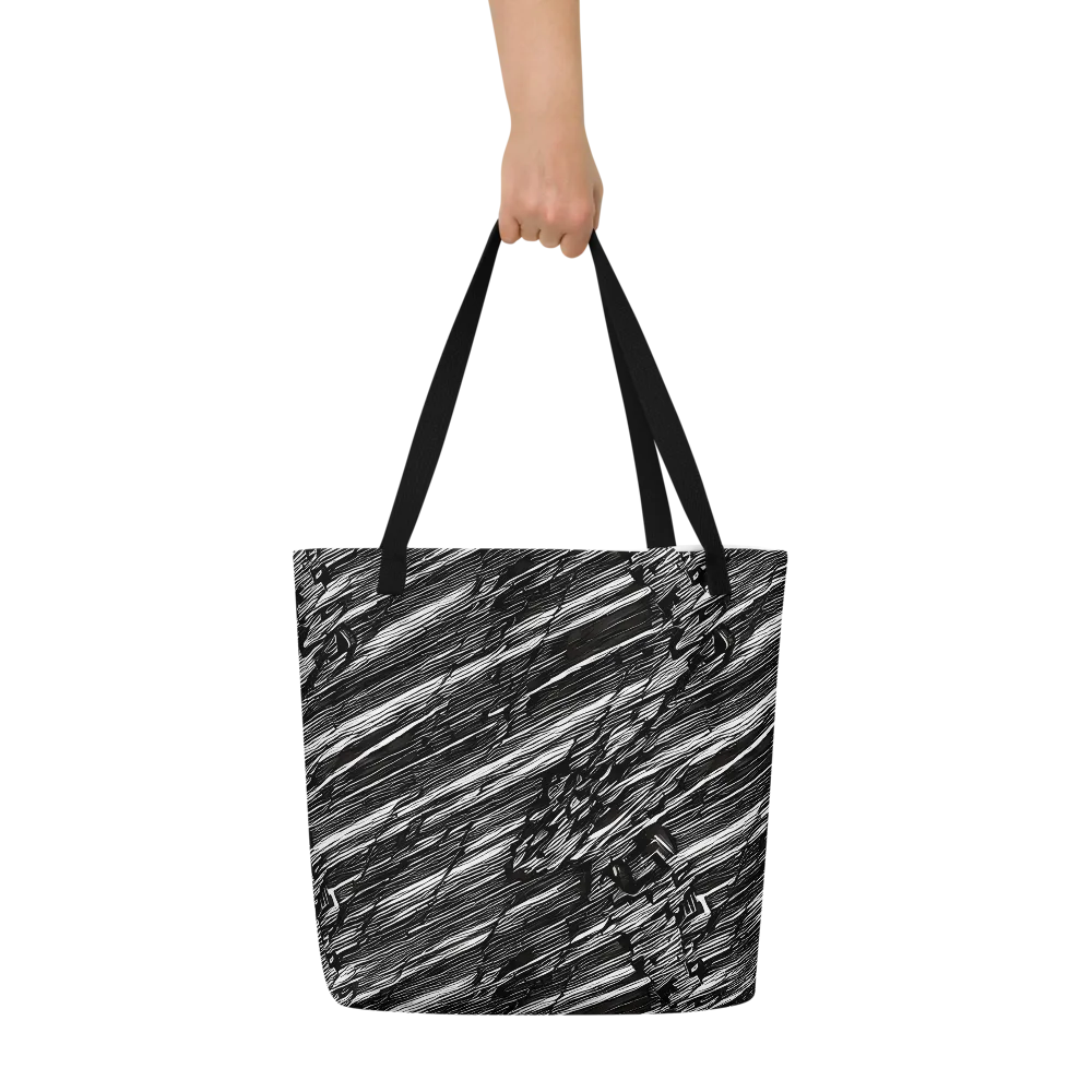Ward's Whirlwind on Large Tote Bag W/ Pocket — Front
