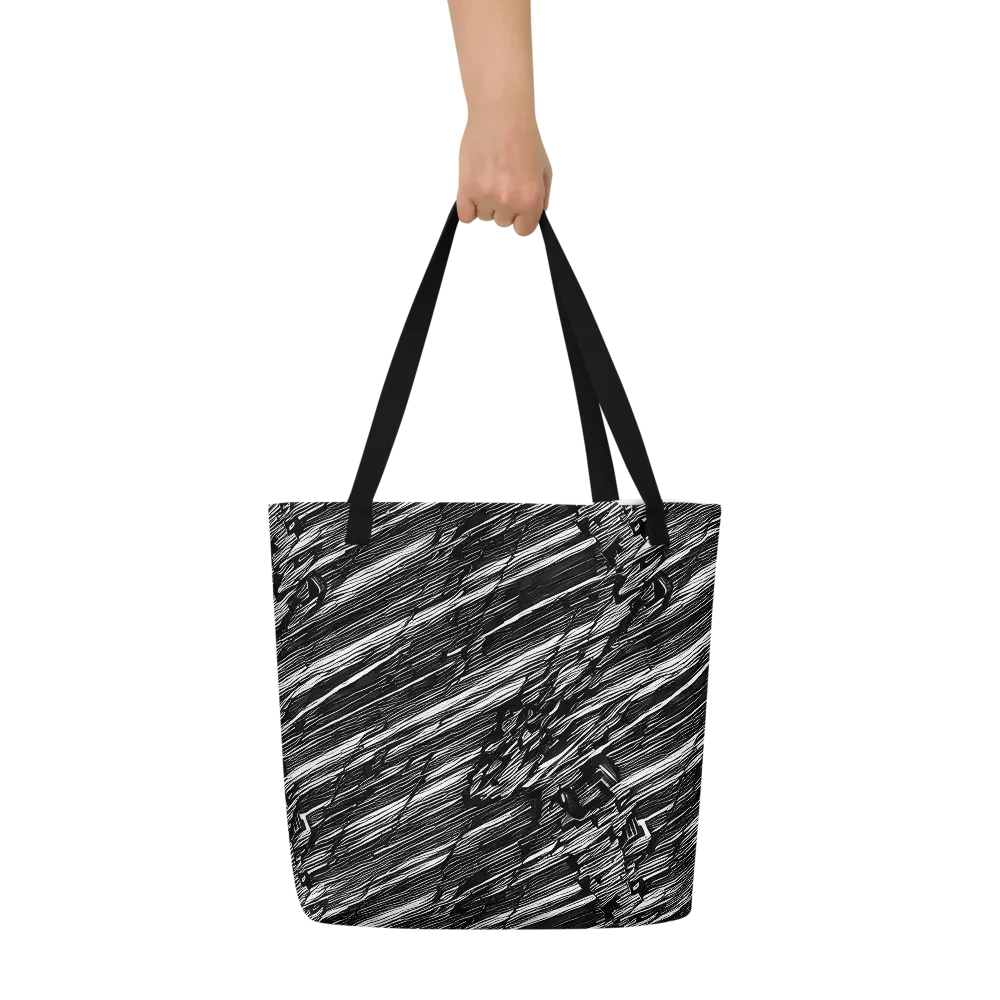 Ward's Whirlwind on Large Tote Bag W/ Pocket — Front