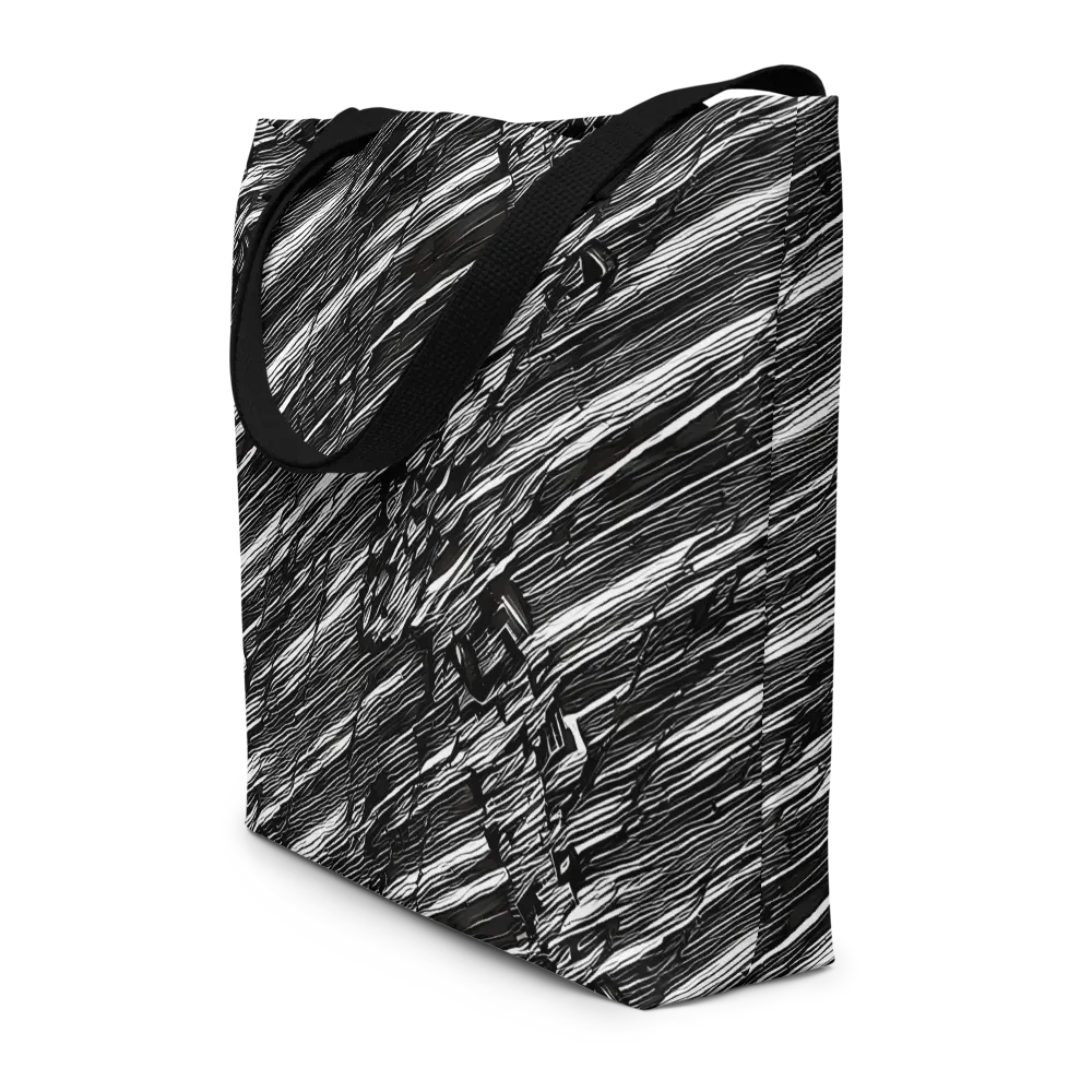 Ward's Whirlwind on Large Tote Bag W/ Pocket — Front