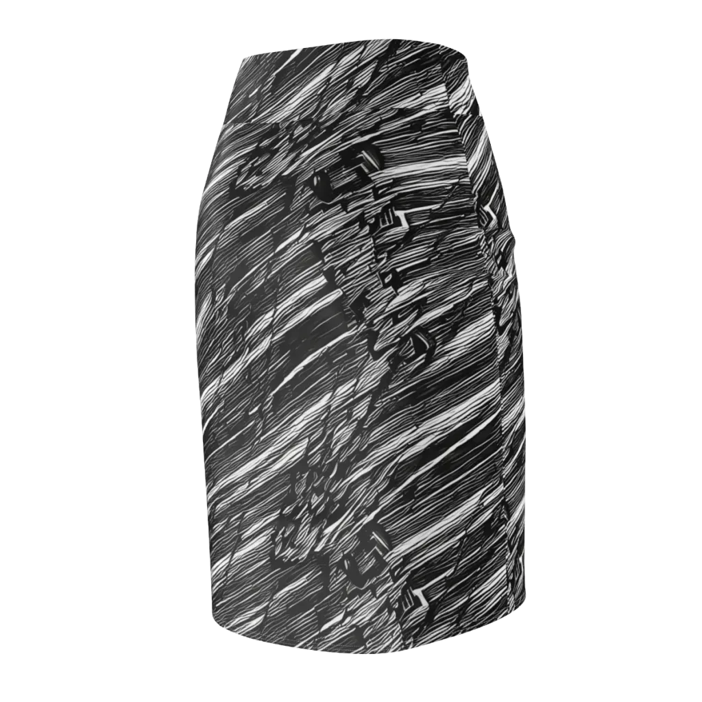 Ward's Whirlwind on Pencil Skirt — Back Side