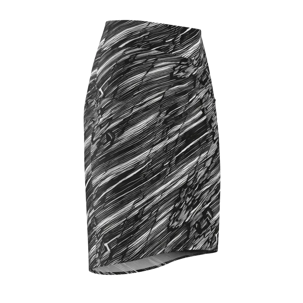 Ward's Whirlwind on Pencil Skirt — Front Side