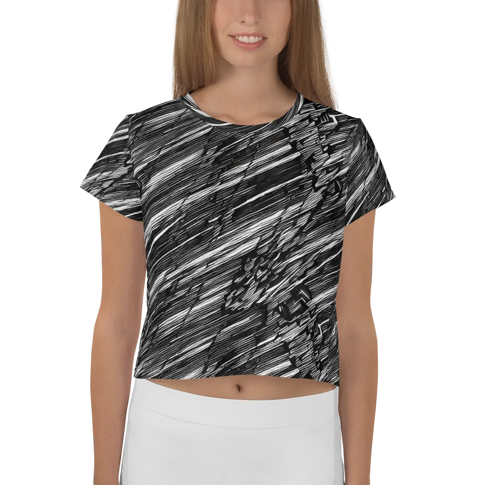 Ward's Whirlwind on Crop Tee — Front