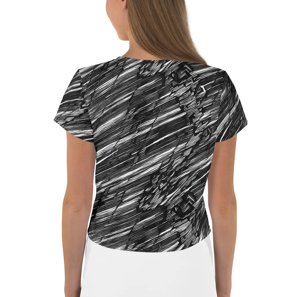 Ward's Whirlwind on Crop Tee — Back