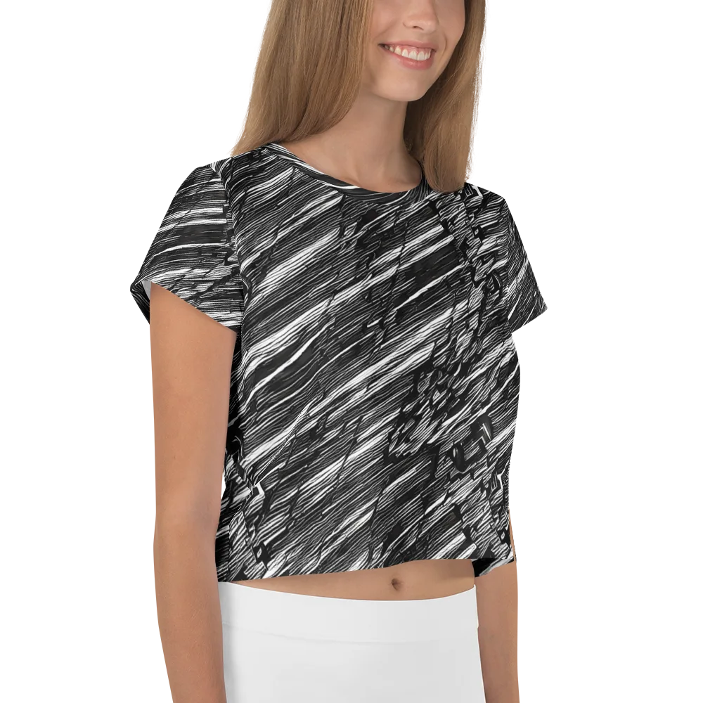 Ward's Whirlwind on Crop Tee — Right