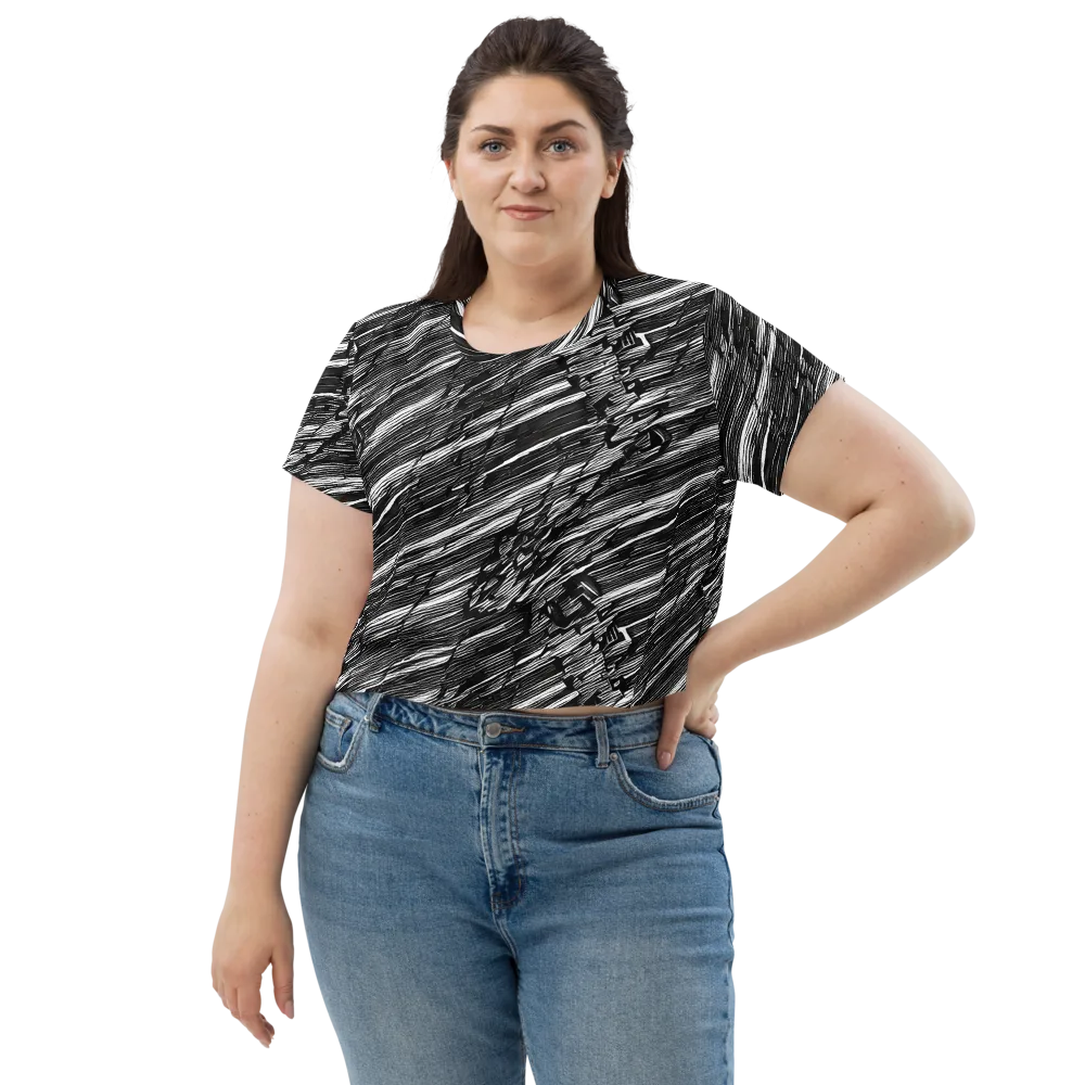 Ward's Whirlwind on Crop Tee — Front