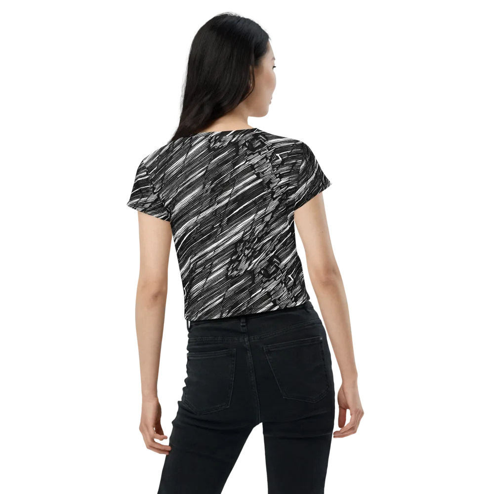 Ward's Whirlwind on Crop Tee — Back