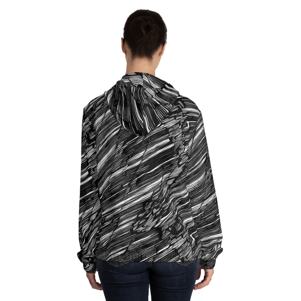 Ward's Whirlwind on Women's Full-Zip Hoodie — Back On Person