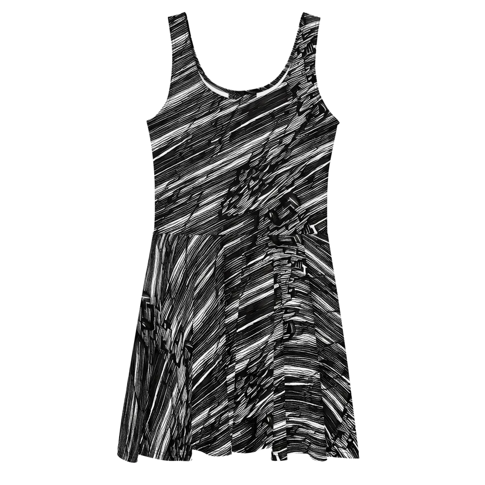 Ward's Whirlwind on Skater Dress — Front
