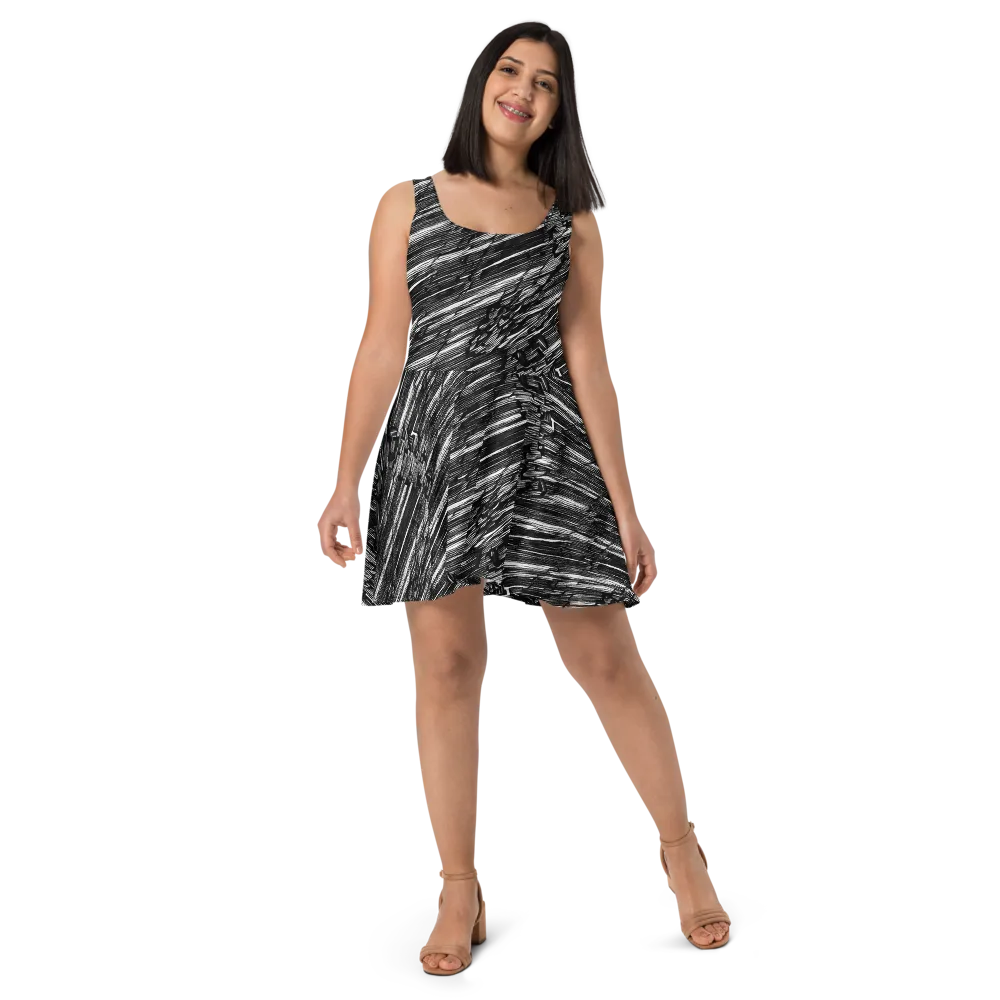 Ward's Whirlwind on Skater Dress — Front