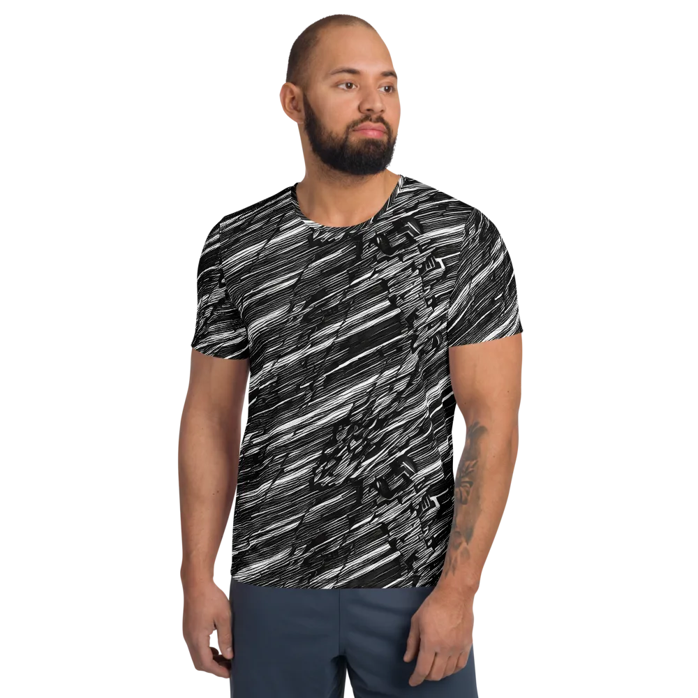 Ward's Whirlwind on Men's Athletic T-Shirt — Front