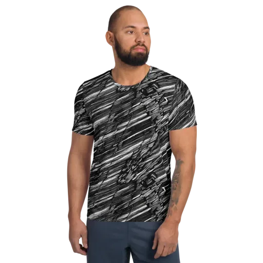 Ward's Whirlwind on a Men's Athletic T-Shirt
