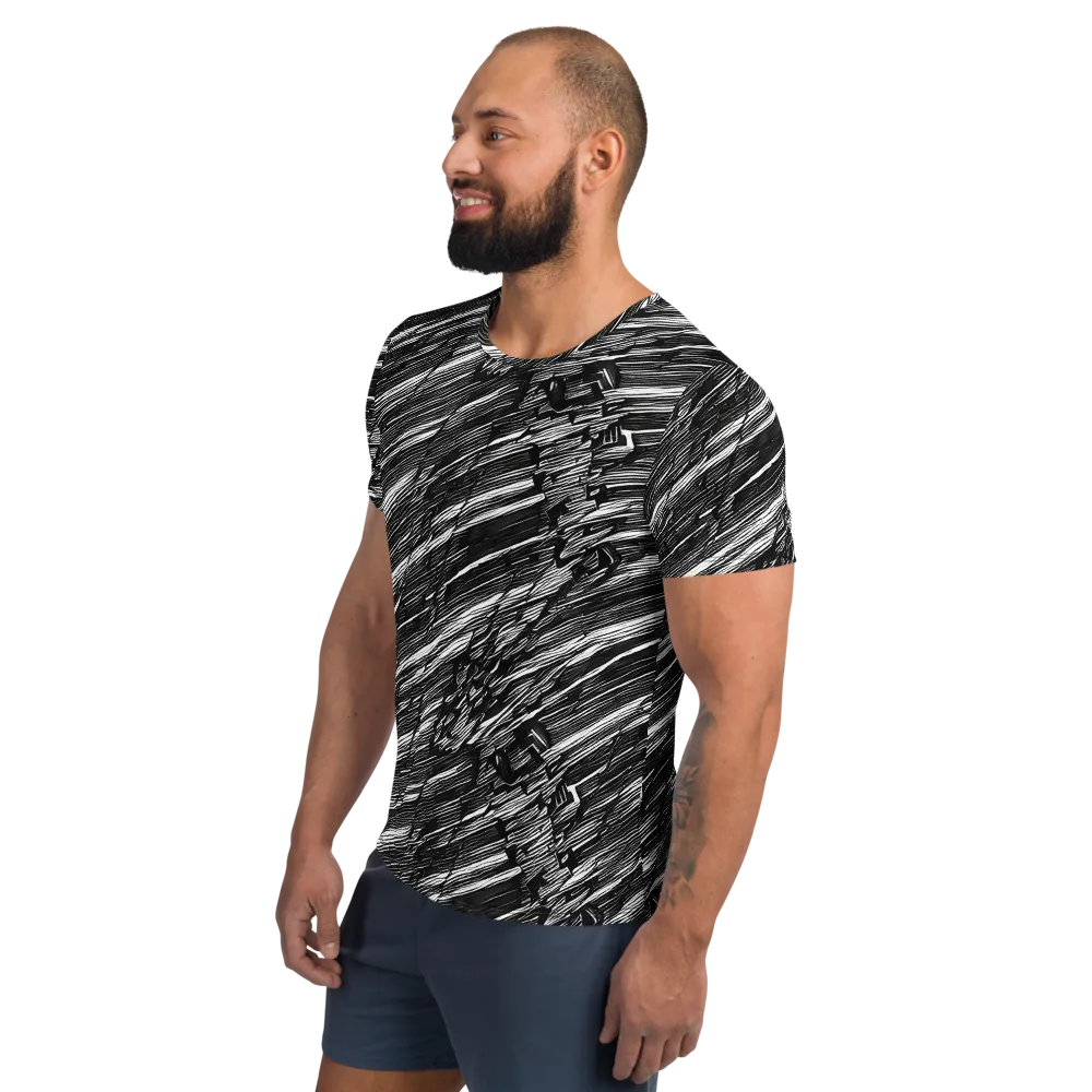 Ward's Whirlwind on Men's Athletic T-Shirt — Left