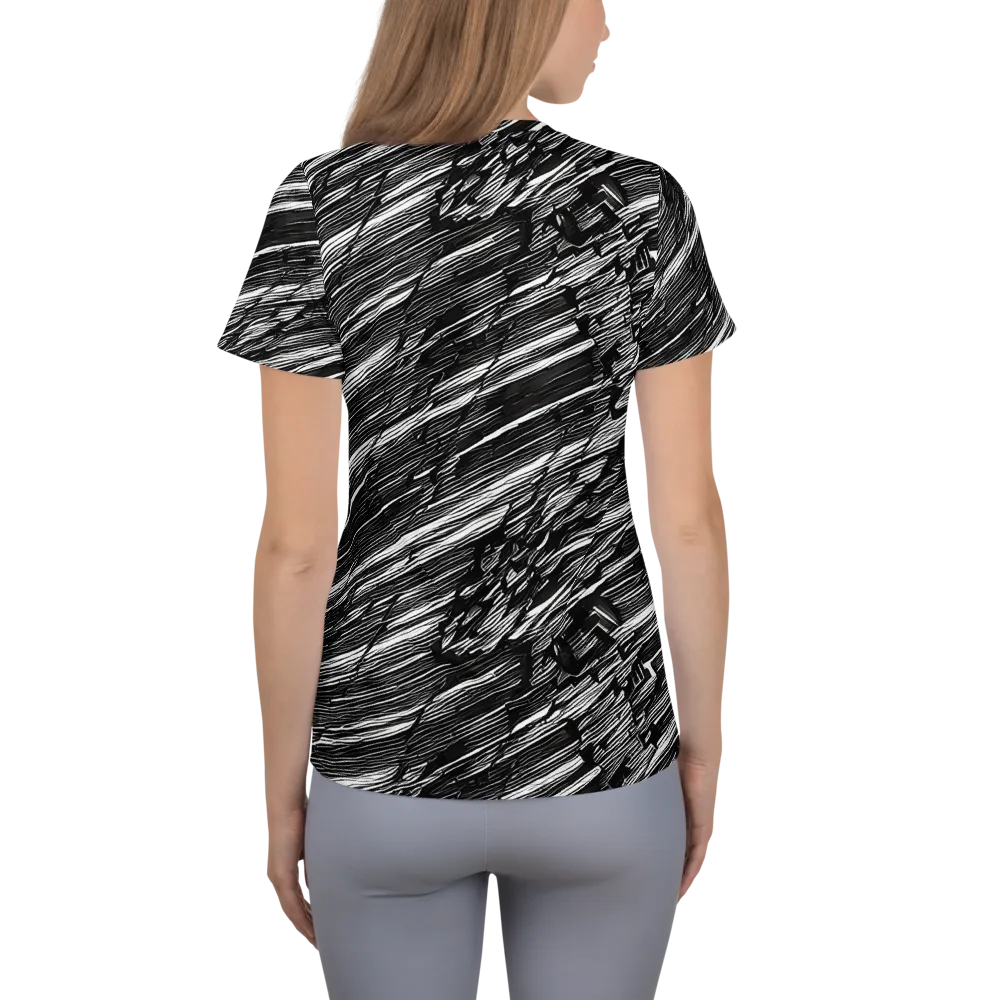 Ward's Whirlwind on Women's Athletic T-Shirt — Back