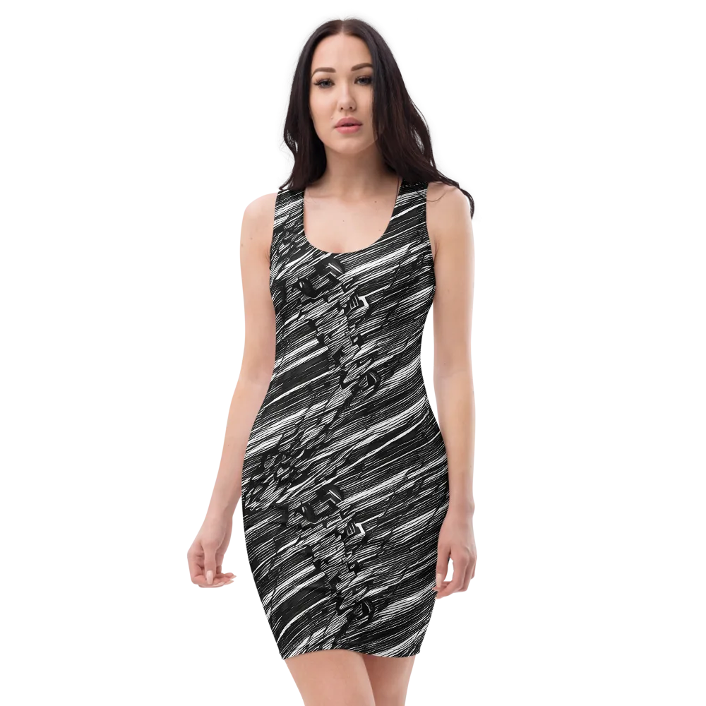 Ward's Whirlwind on Bodycon Dress — Front