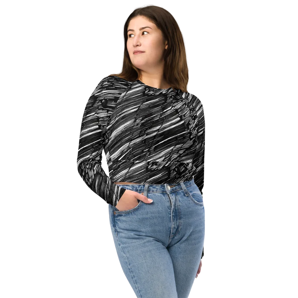 Ward's Whirlwind on Long Sleeve Crop Top — Front