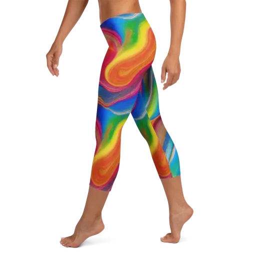 Aurora Fold on a Capri Leggings
