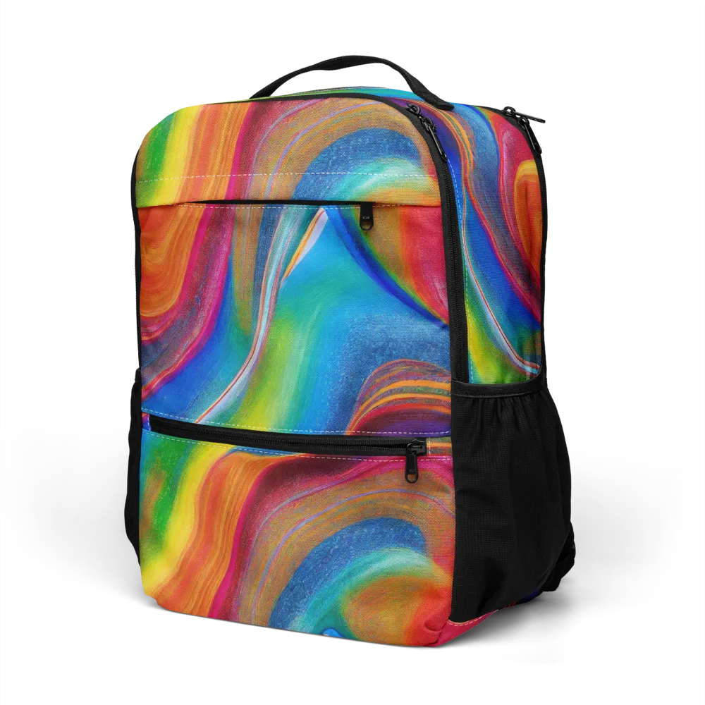 Aurora Fold on Utility Backpack — Left Front